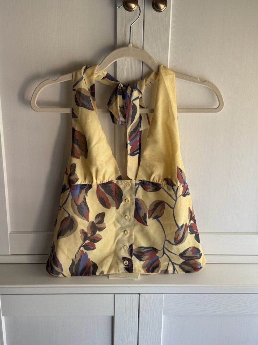 Brand New Peppermayo Devoted Halterneck Top Floral size 8